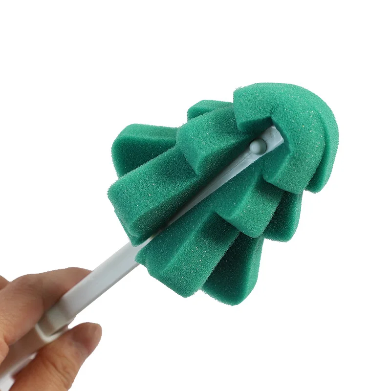 High Quality Long Steel Handled Cotton Tip Nylon Water Bottle Cleaning Brush