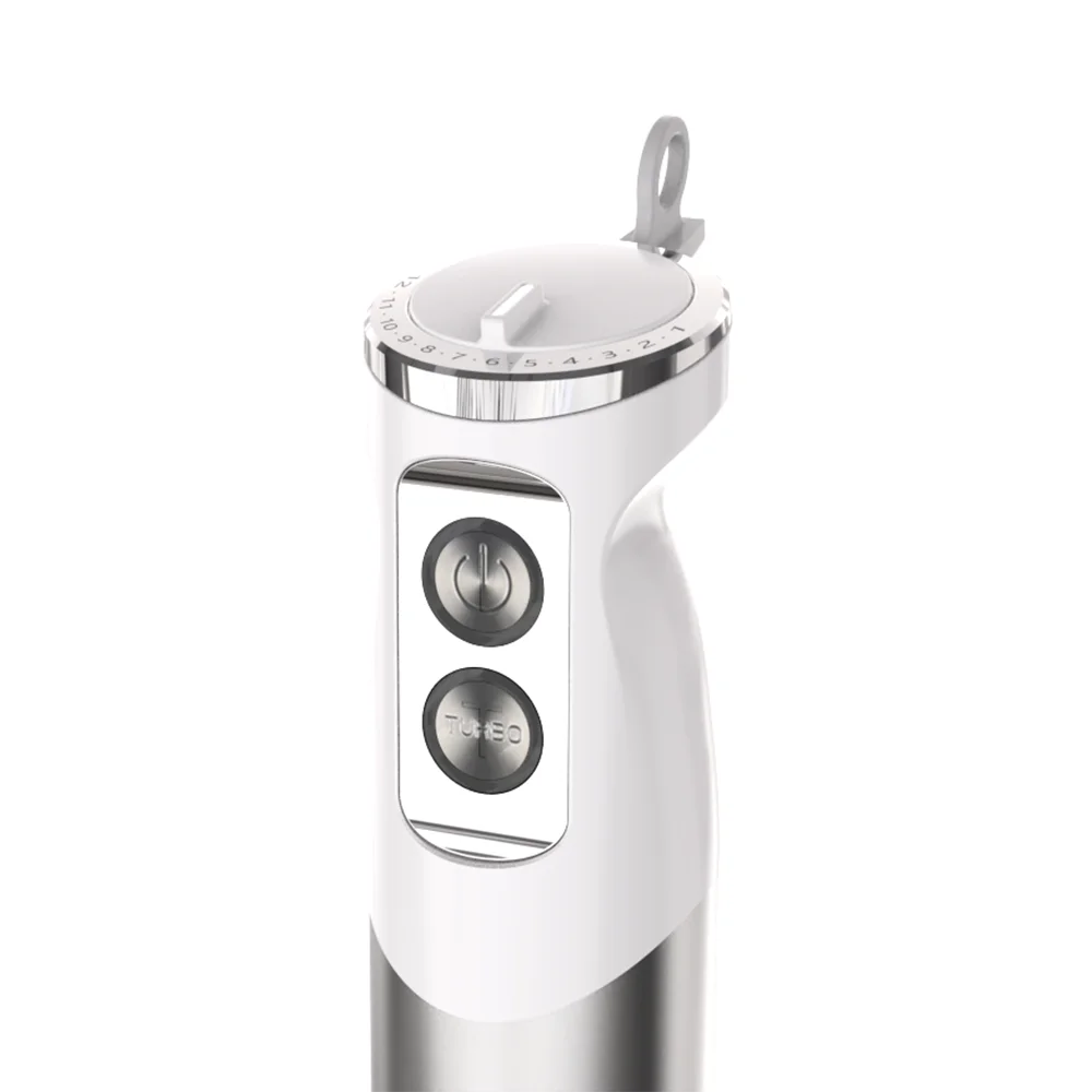 Stylish Black 600W 4-in-1 Multifunctional Hand Blender Kitchen Household Kitchen Items with Push Button Controls Food Crushing