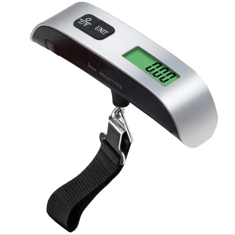 weight luggage digital hanging luggage electronic scale for airport logo weighing portable 50kg/110lB with tape measure