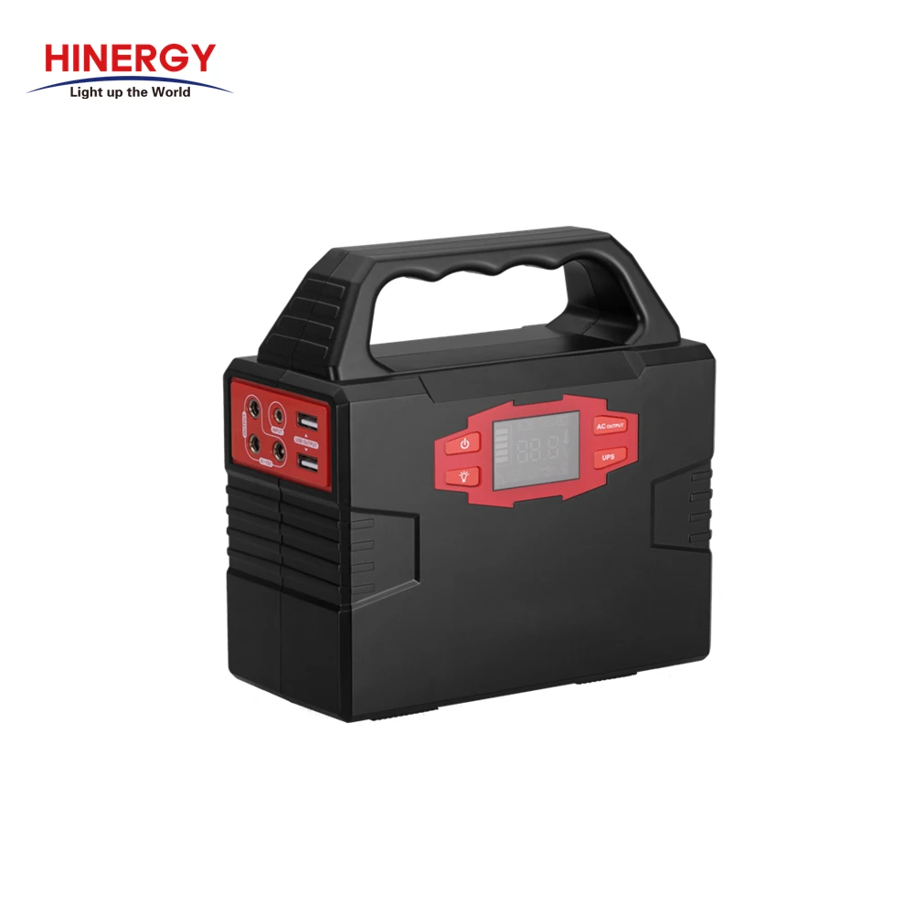  Hinergy литиевая аккумуляторная станция 110v 220v AC портативный солнечный генератор