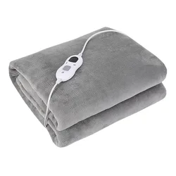 2022 Hot Sales Heated Blanket Electric Throw Flannel Timing Thermostat Electric Blanket Pad