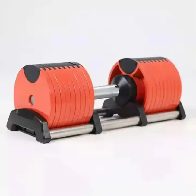 Wholesales Cheap Price Cast Iron Adjustable Painted Dumbbell 28Kg Gym Adjustable Weights Dumbbells Adjustable Dumbbell