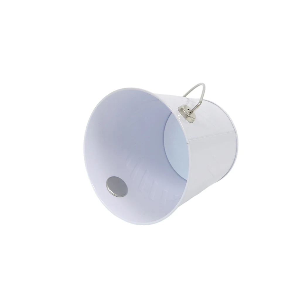 Заводское индивидуальное стильное жестяное ручное маленькое ведро-идеально подходит для домашнего декора и функционального использования