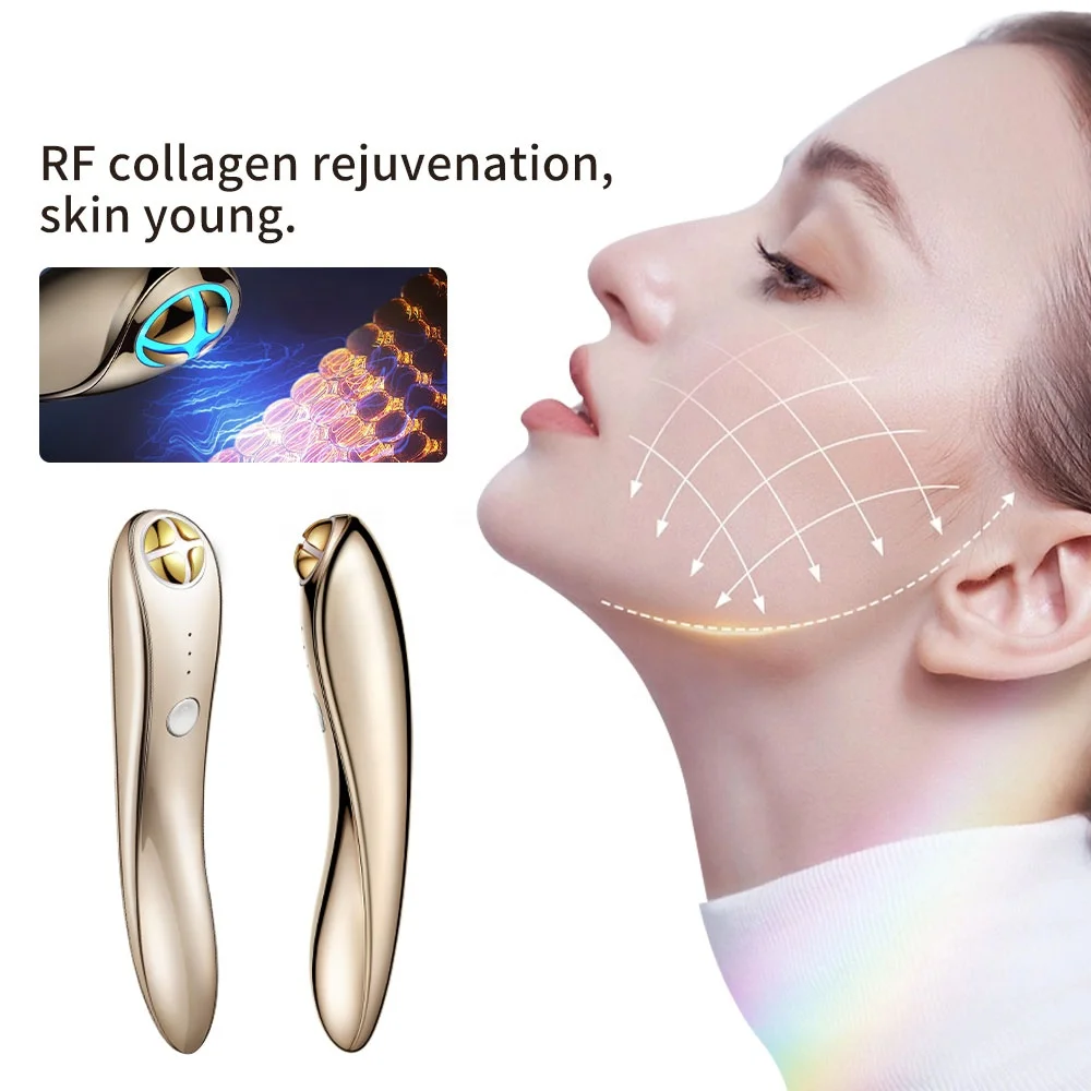 2025 Eye Lift Massage Light Therapy Electric Led Eye Wrinkle Eraser Pen Remover Wireless Eye Massager Device Remove Dark Circles