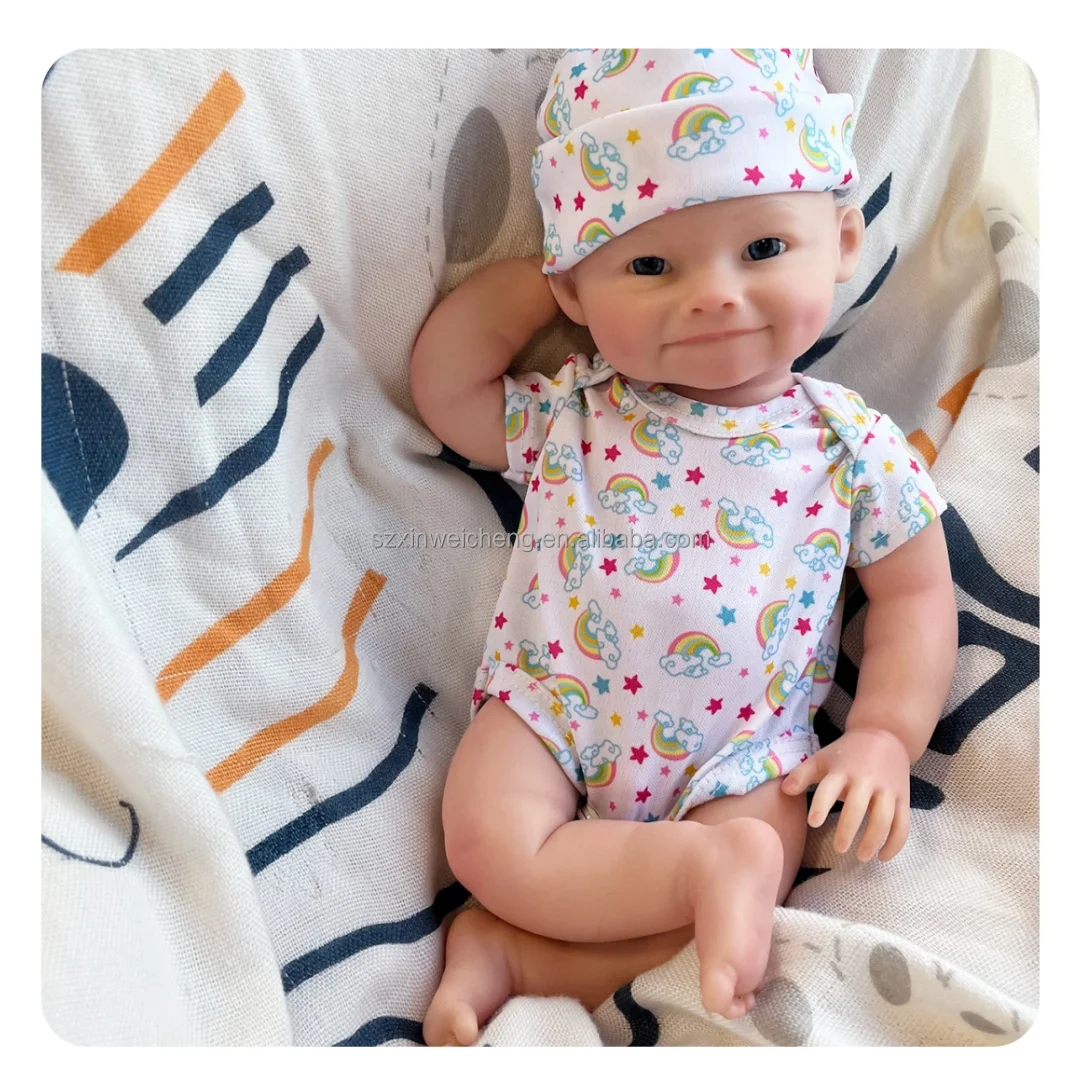 High Quality Platinum Silicone Reborn Baby Doll 40cm Realistic Silicone Reborn Baby Reborn Dolls