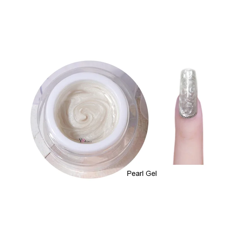 New Product  High Quality Create Your Brand Glitter Color Pearl Metallic Nail Gel Polish