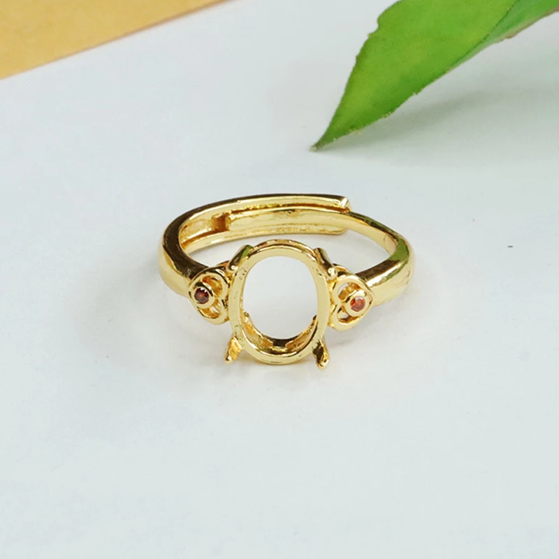 Main stone 8*10mm Wedding Ring Wholesale Heart Shape Jewelry CZ & Gemstone Engagement Rings Diamond Brass Finger Rings for Women