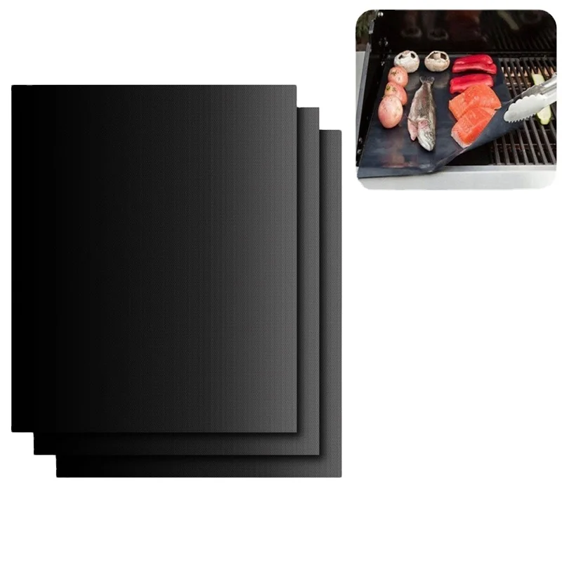 2021 Amazon Best Seller PTFE BBQ Grill Mat Cooking Mat Easy To Clean Non-Stick Reusable Oven Liner