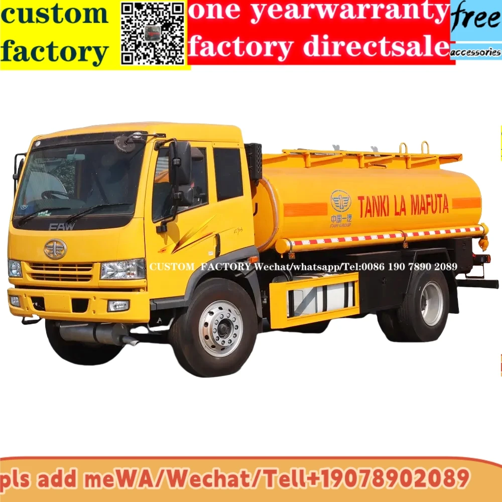 Diesel4x2 Faw Manual New Mobile Dispenser Howo Sinotruk Sino Refuel Diesel Oil Bowser Fuel Tank