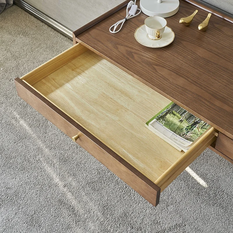 Home Office Furniture Wooden Modern Nordic Style Writing Table With Chair