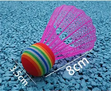 New Arrival Wholesale Badminton Shuttle Rubber-head Elastic Badminton Shuttlecock For Outdoors