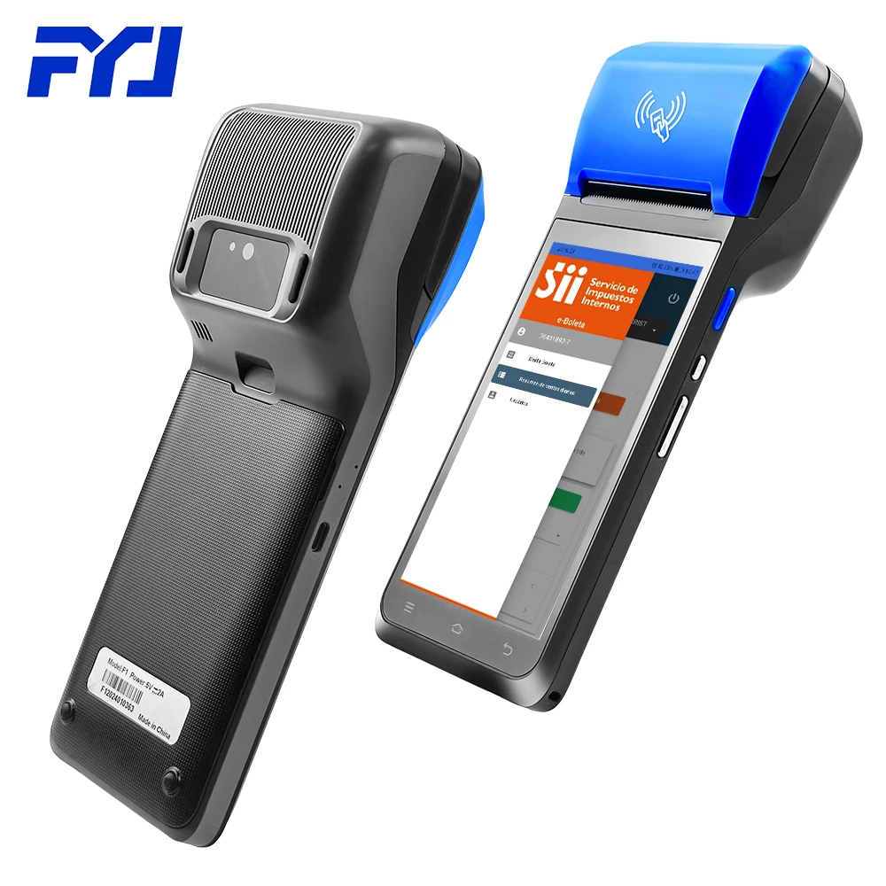 FYJ F1 5 мини сенсорный экран Android 13 мобильный портативный PDA POS машина все в одном розничном магазине кассовый аппарат система