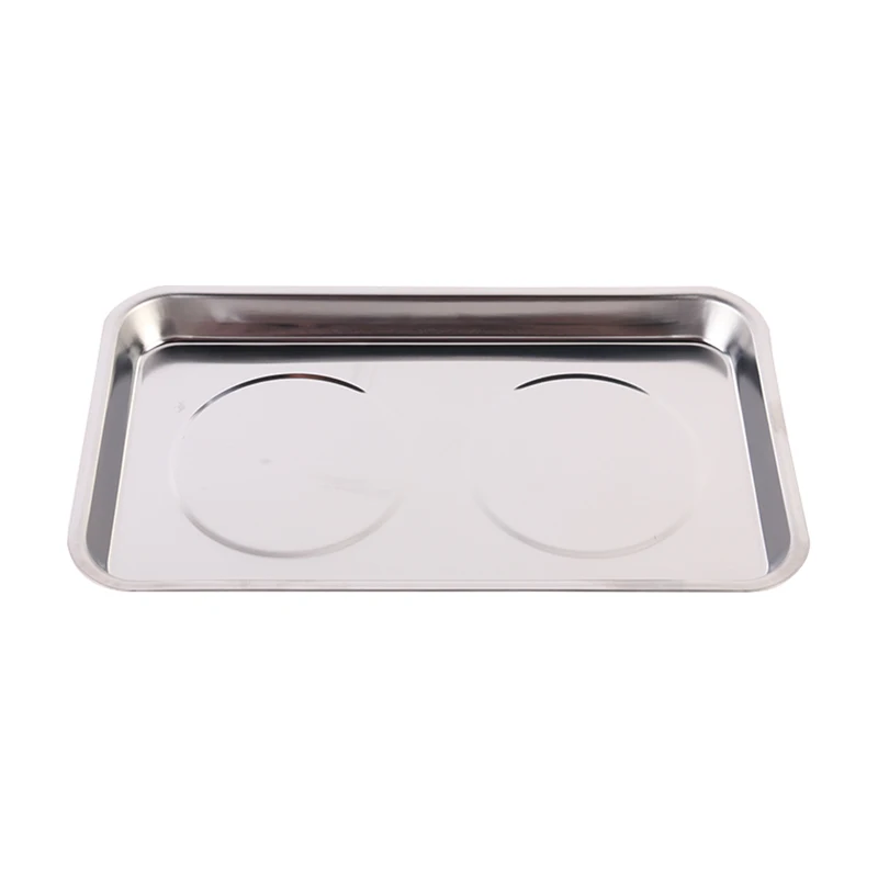 OEM Magnetic Parts Tray for Screws Nut Bolt Small Tools Great for Mechanics DIY Heavy Duty Stainless Steel Magnetic Tray