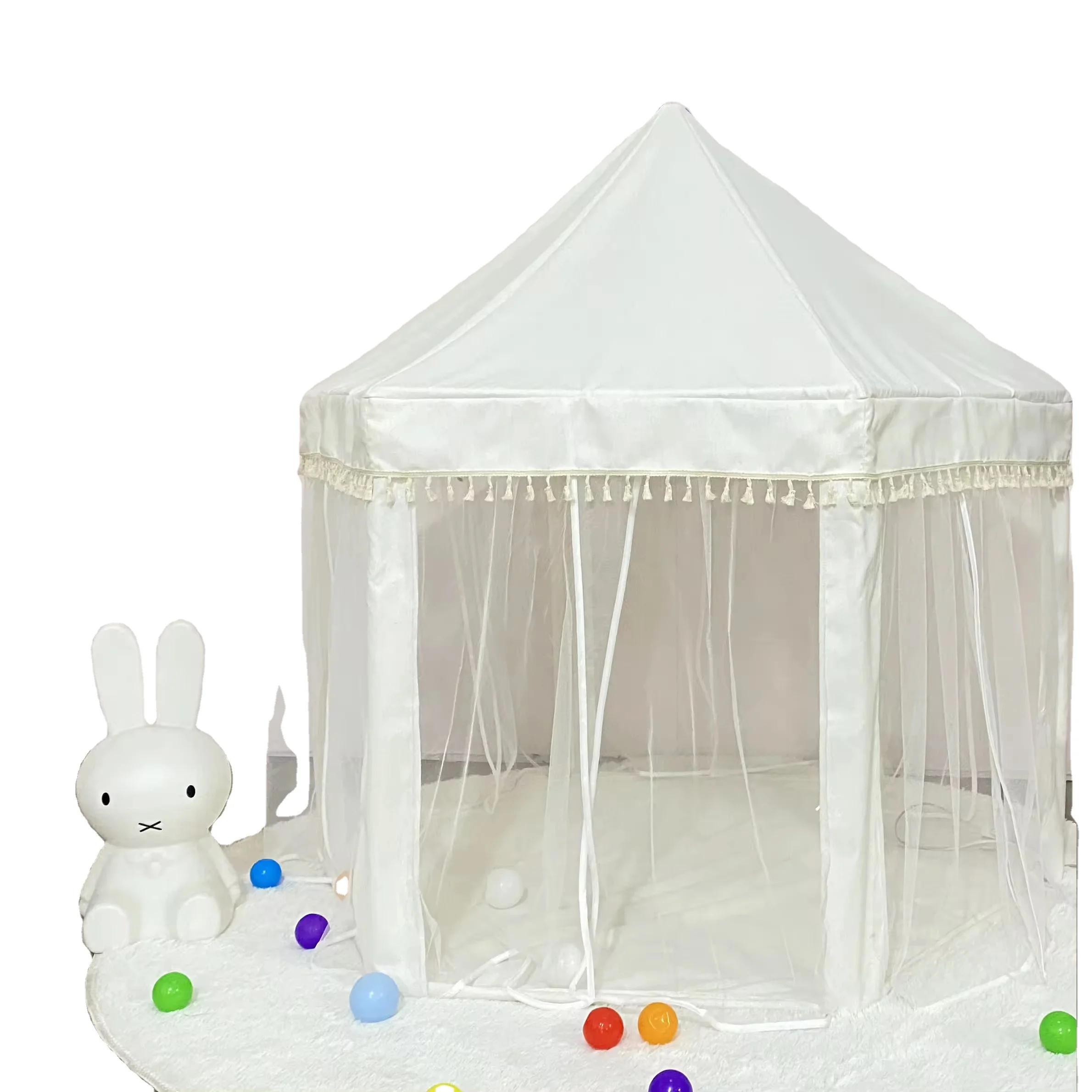 2024 Popular Princess House Toy Tent Kids House Play Indoor Tent