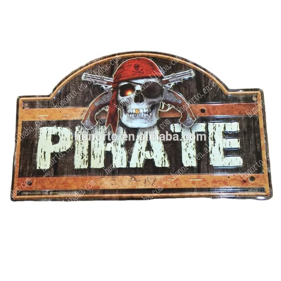 custom curved with embossed round metal aluminum / tin  sign