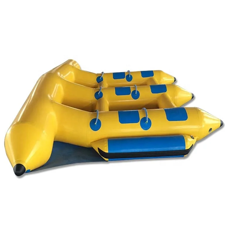 Commercial Inflatable Fly Fish Towable Tube Boat Toys  For Water Recreation