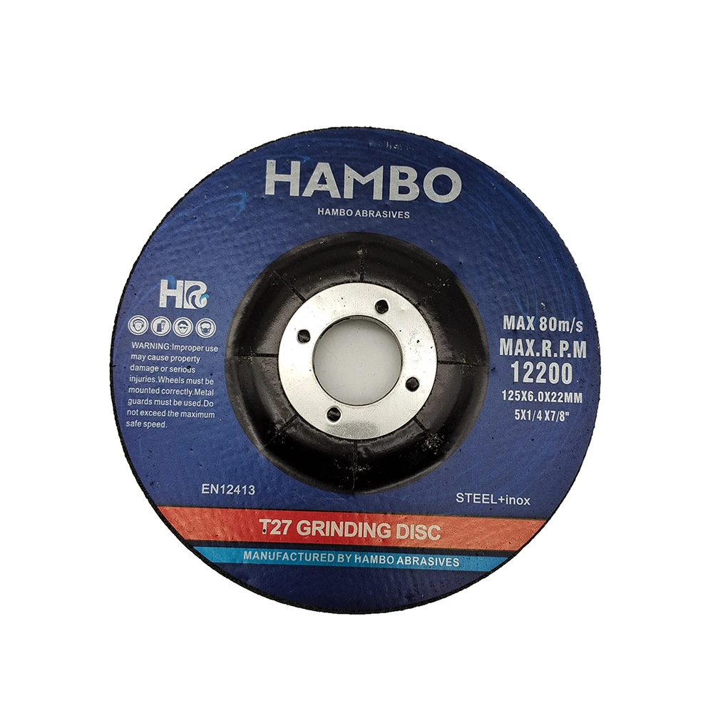 Manufacturer hot sales abrasive tools 6 inch  grinding disc cheap price grinding wheel 150mm Metal for Polishing 6mm thickness