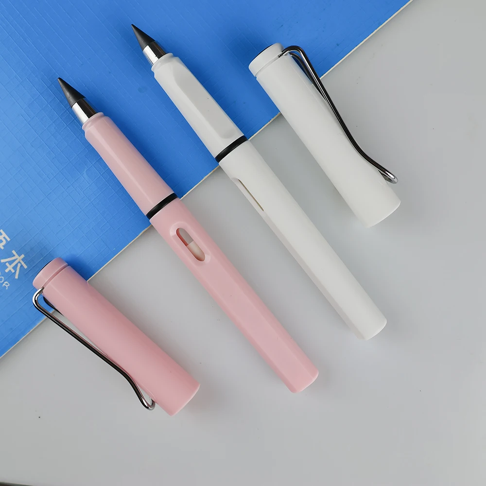 GemFully оптовая продажа, 1 доллар, многоцветный пластиковый вечный карандаш для детей