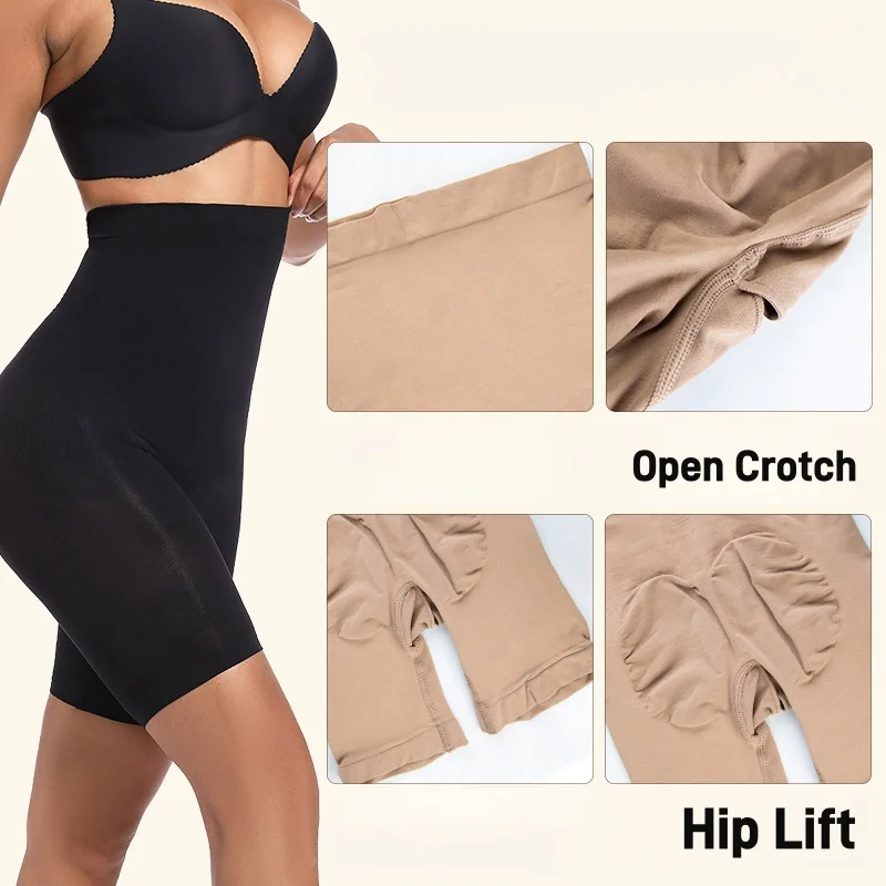 Seamless Shaping Boyshorts Panties for Women Slip Shorts Under Dress Shapewear Shorts High Waist Tummy Control Underwear