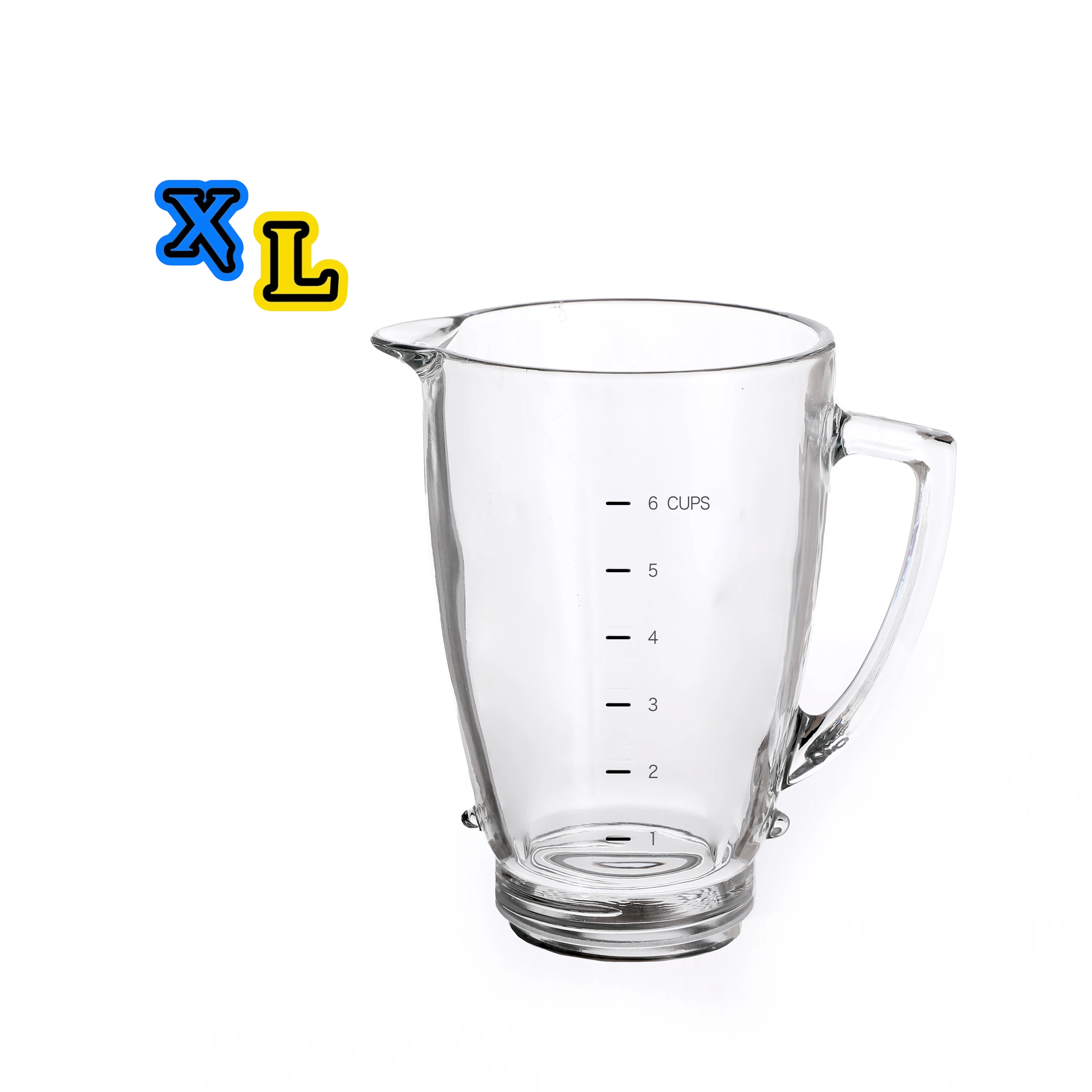ag29 vaso de licuadora 6 cup Blender Glass Jar Soda lime Glass Jar Blender spare parts AG29