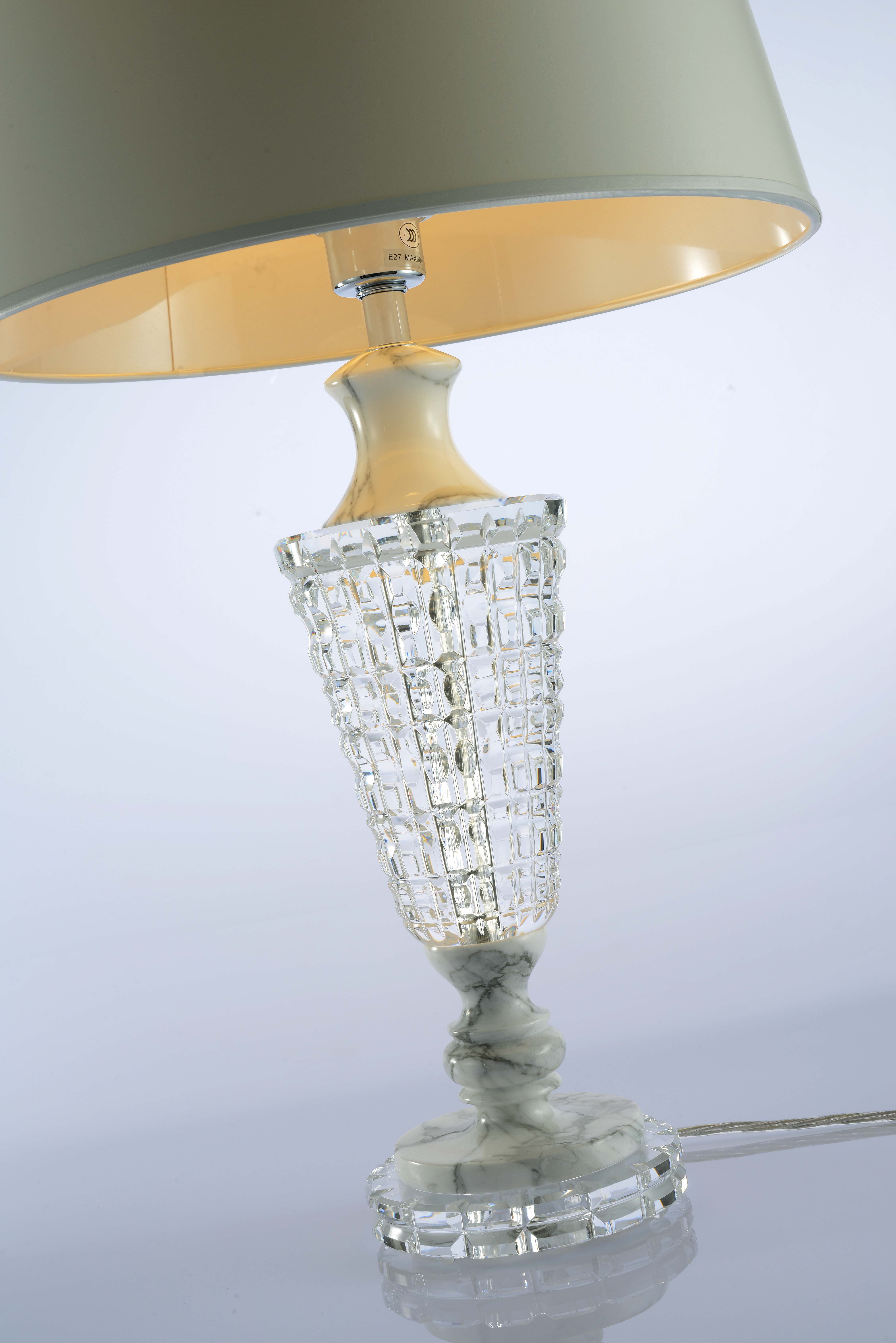  New design luxury clear Crystal lamp body baccarat crystal Table Lamp for home hotel