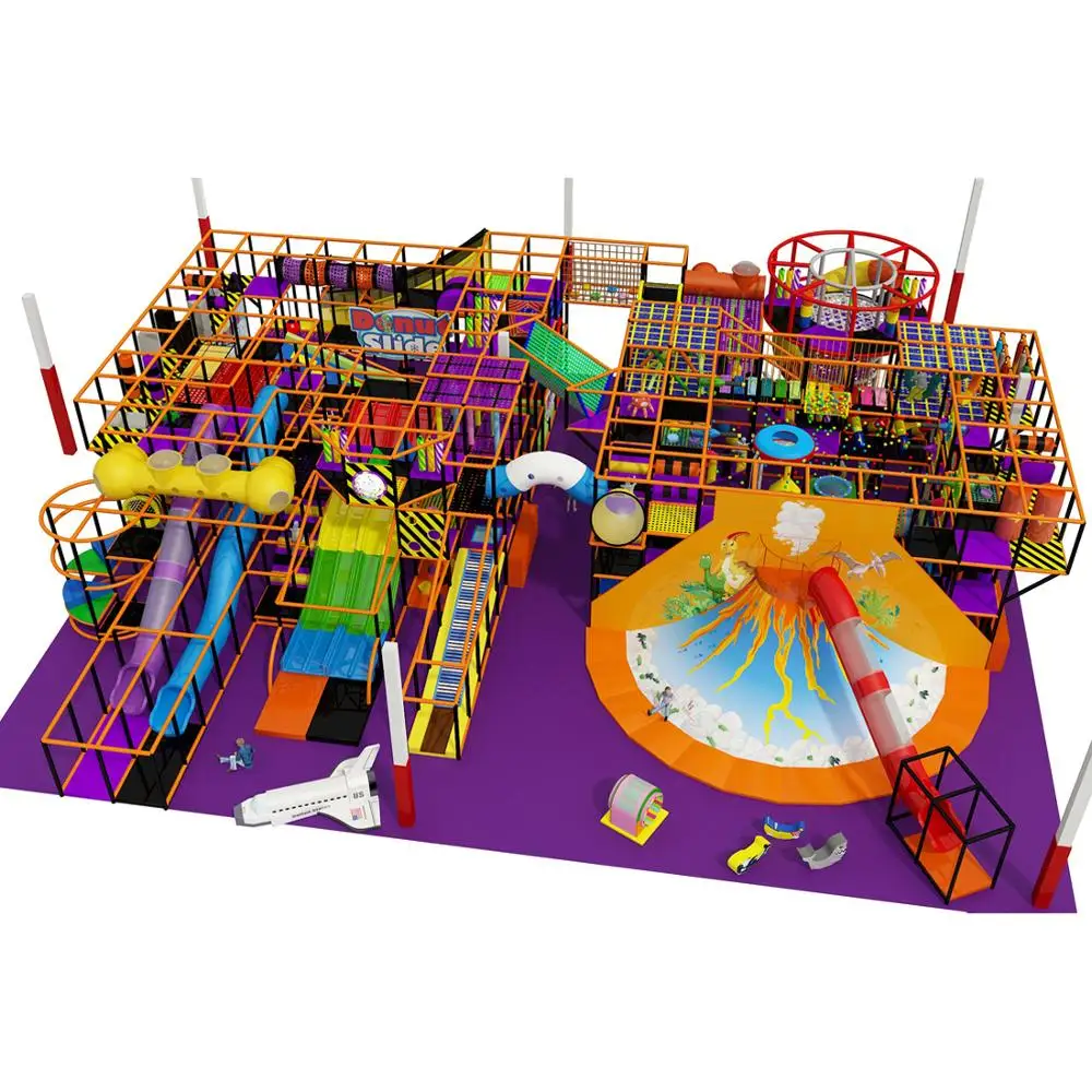 Indoor Trampoline Park China Extreme Trampoline World Supplier Ninjia Course