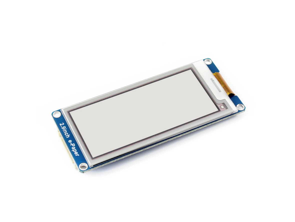 Waveshare 2.9inch E-Ink Display Module Panel Red Black White Three-color SPI Interface with Embedded Controller