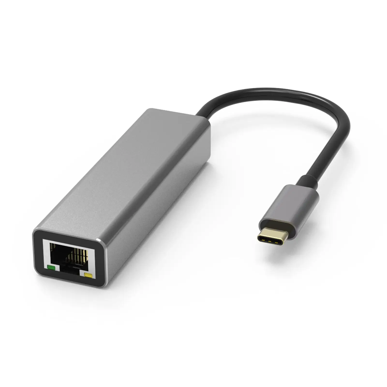 USB 3.0 Type-C Hub USB C to  RJ45 Connector Support 1000 Mbps Ethernet Male to Female Adapter Multi-port Converter