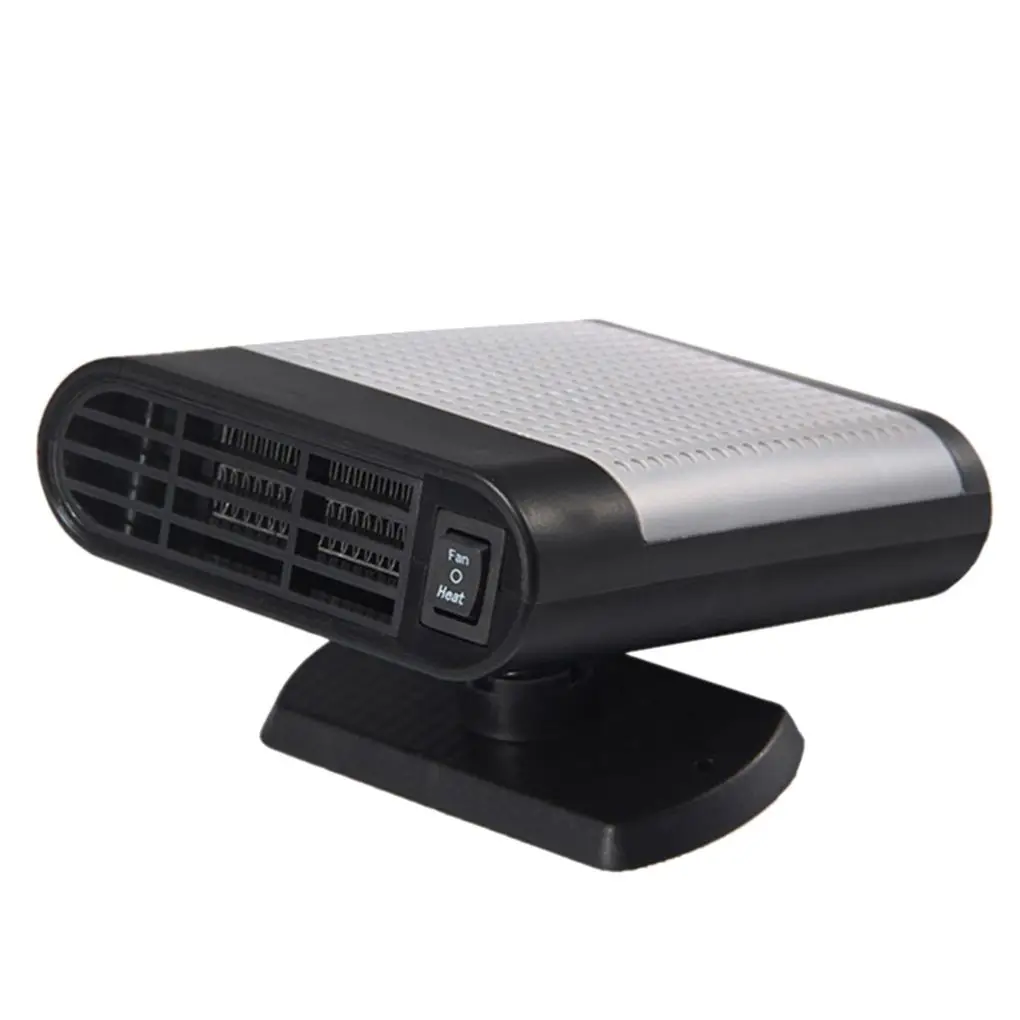 12 В портативный автомобильный обогреватель вращающийся на 360 градусов обогревающий охлаждающий вентилятор дефростер для лобового стекла