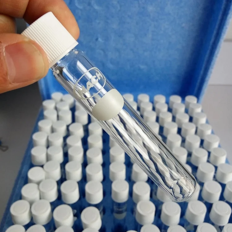 Стеклянная трубчатая трубка Aijiren 3,3, 16 мм, с закручивающейся крышкой, для анализа воды