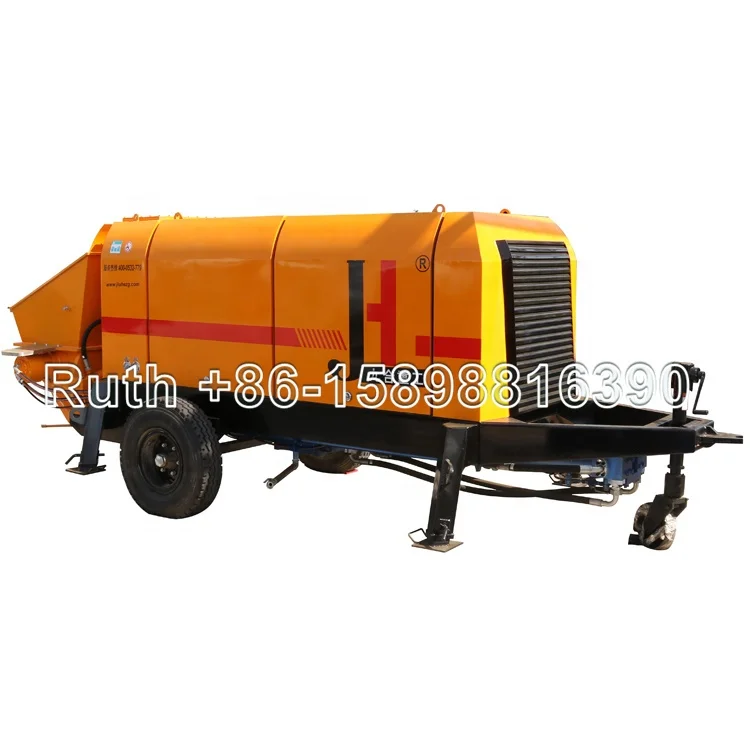 Китай бетономешалка заводская цена бренд JIUHE/JH DHBT50 бетононасос