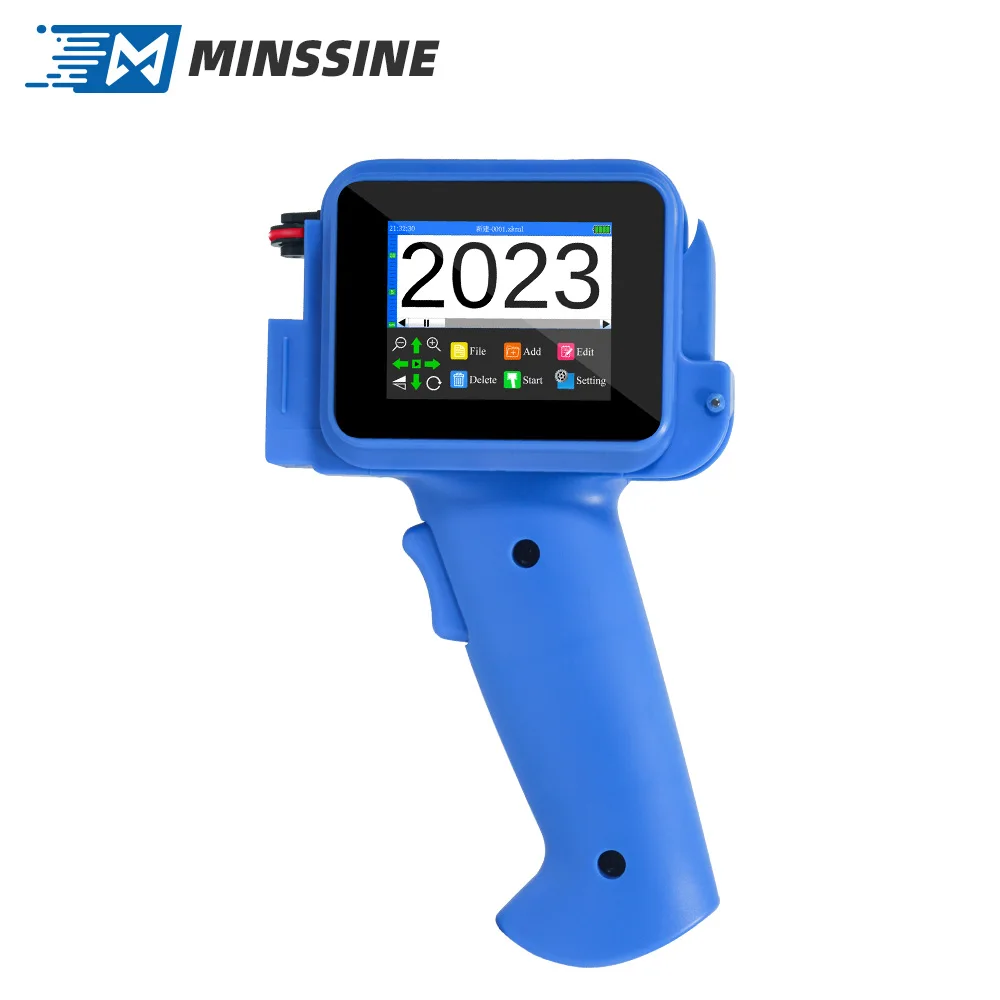 2024 mini printer 2.4 inch smart touch screen mini printer with handle easy to operate marking machine