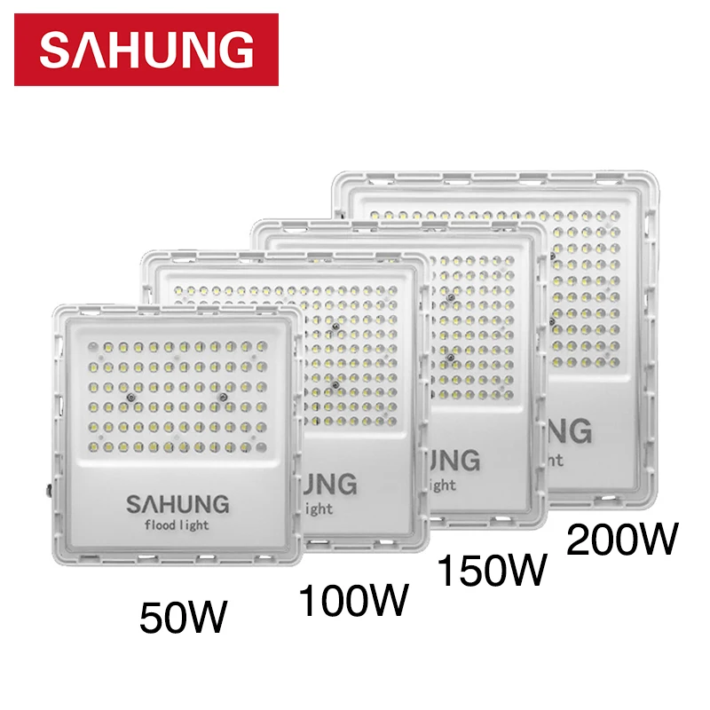 Parking Lot Led Flood Lights 50w 100w 150w 200w 300w High Lumens 130LM/W IP65 Waterproof LED Flood Lighting Street Lamp Fixture