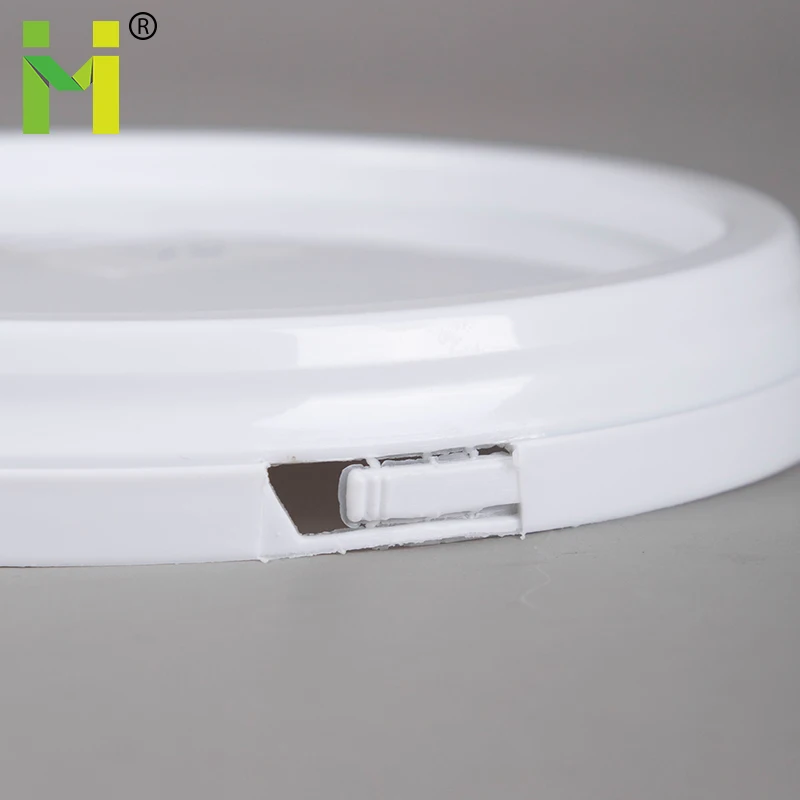 3 liter food grade plastic bucket 3L plastic pails with  lid  and  handle white