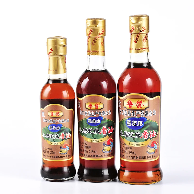 Wholesale Bottled Condiment Black Sesame Oil