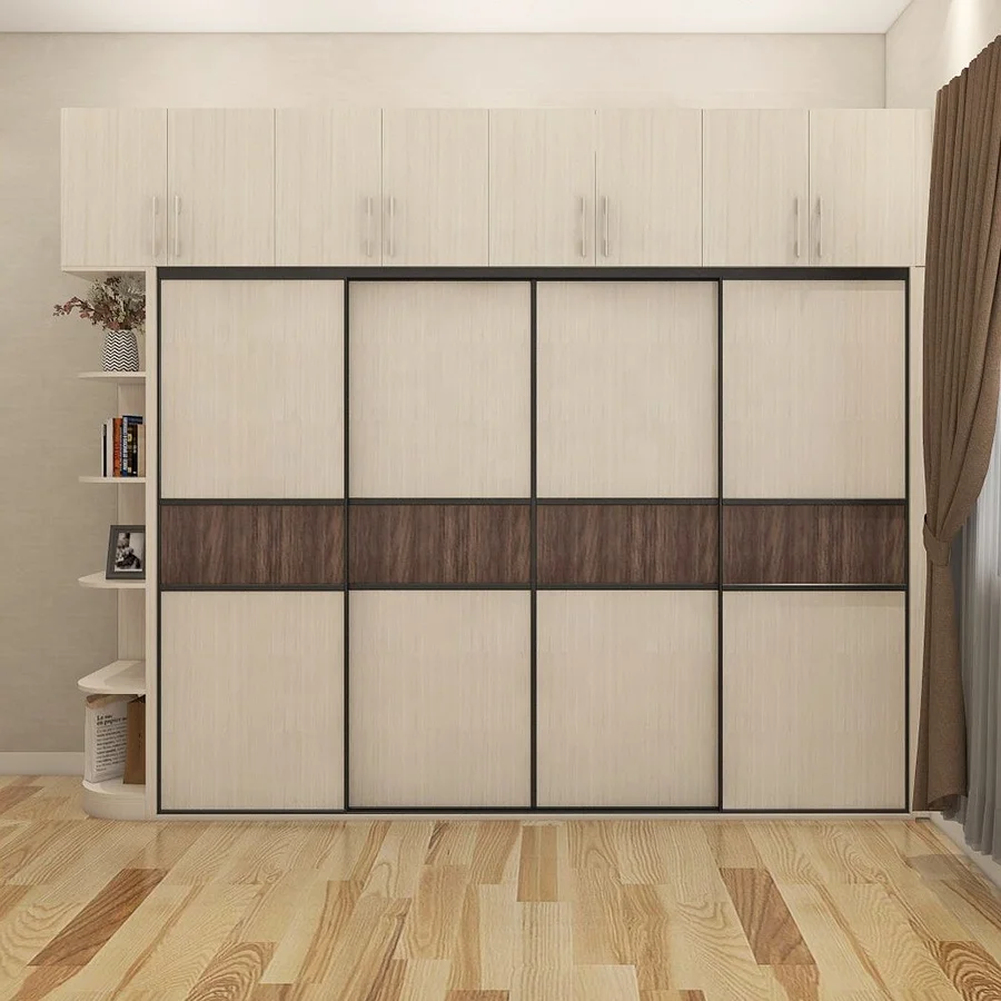 Деревянный большой шкаф OEM услуги MDF деревянный для спальни