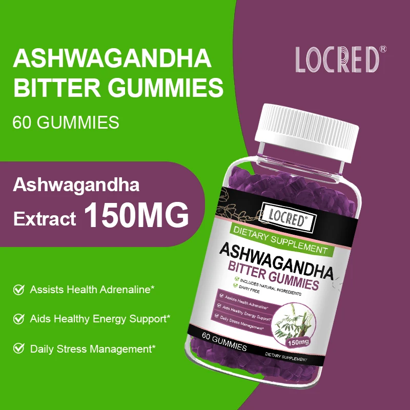 Wholesale Supplements Boost Strength Endurance Improve Immune System Adrenal Support Ashwagandha Gummy