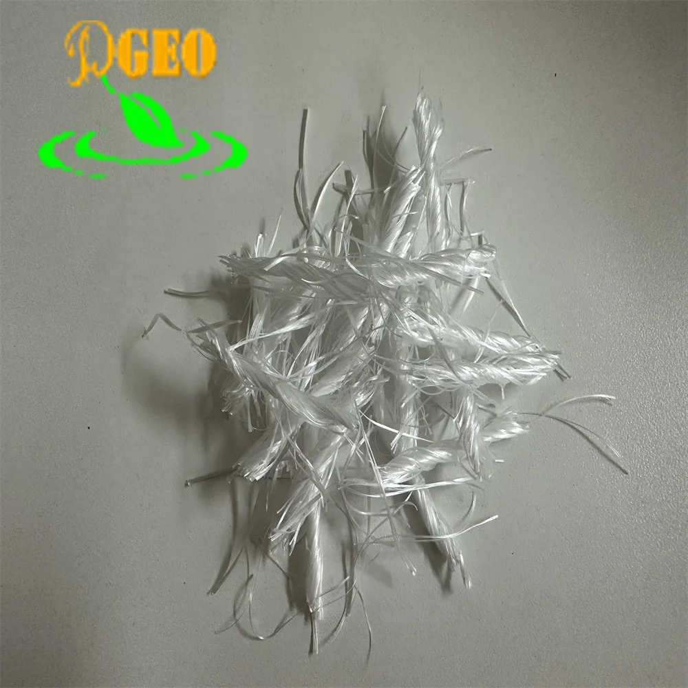 Polypropylene macro twisted fiber braid fiber for concrete