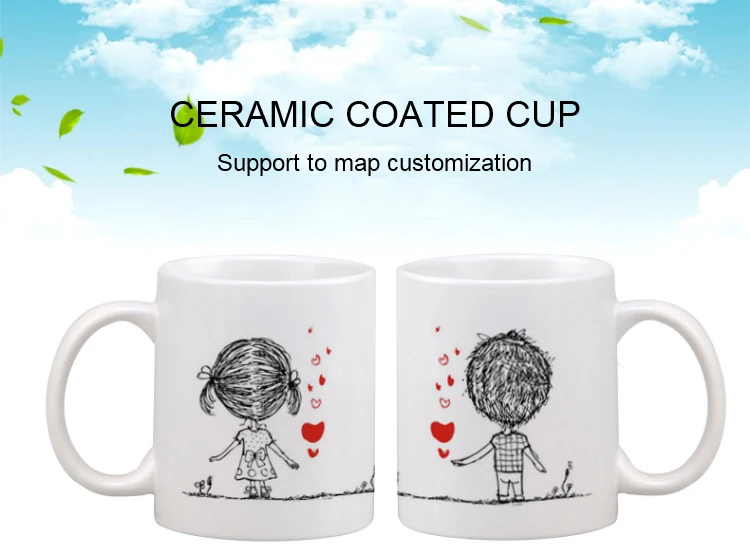 Высококачественная Белая Керамическая кофейная кружка taza
