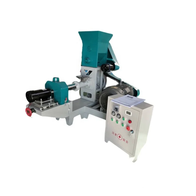 Wheat flour floating fish feed extruder machine