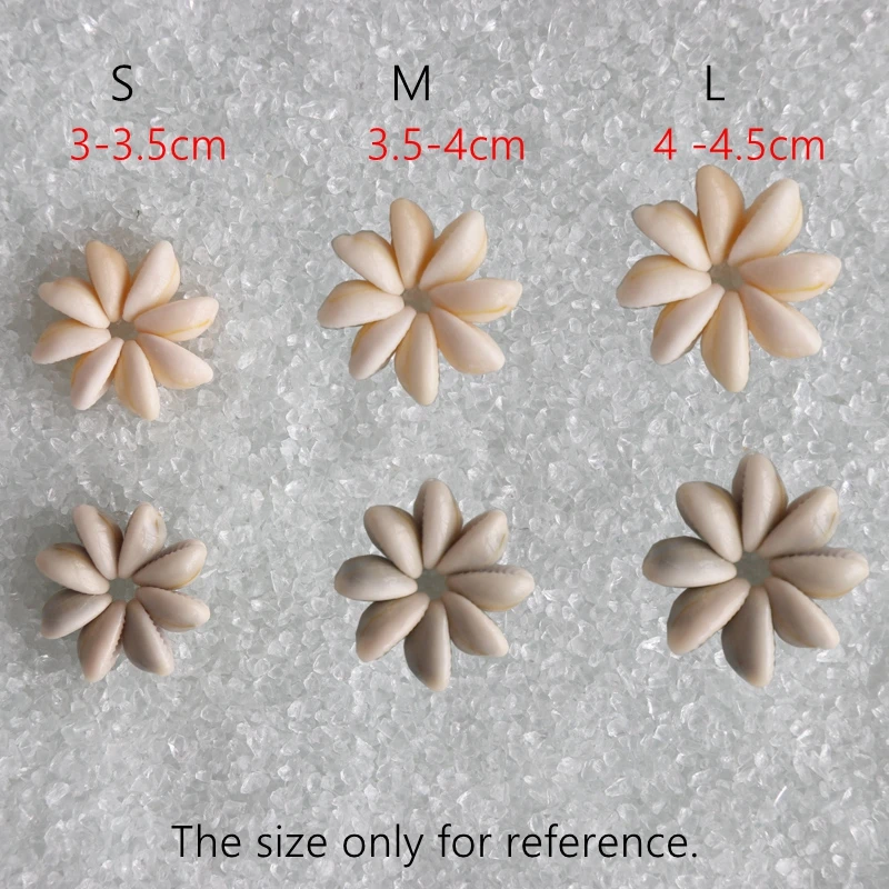 Loose Natural Cowrie Shell Beads Ring for Lei Necklace Making Crafts DIY Jewelry Accessories