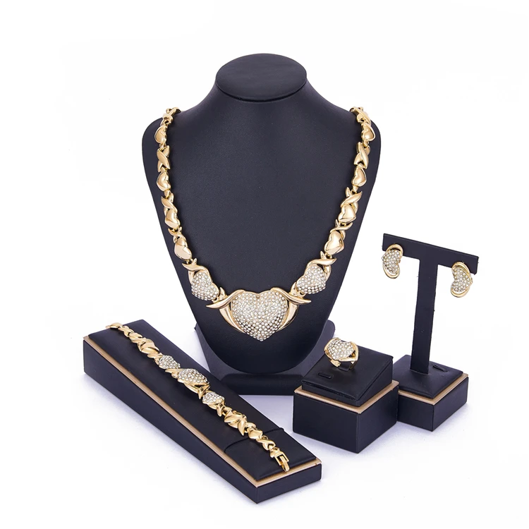 2021 Big Love14k Gold Jewelryset XOXO Jewelry Set I Love You Bear Jewelry Sets Lovely and Hot Design XOXO Necklace