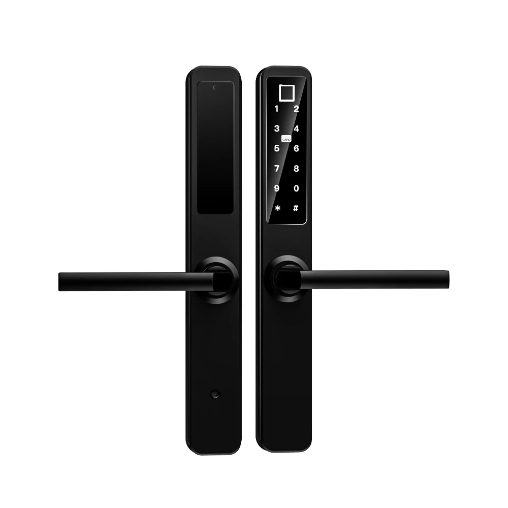 Safe WiFi wireless Electronic Digital Fingerprint Smart Door Lock for Sliding Door