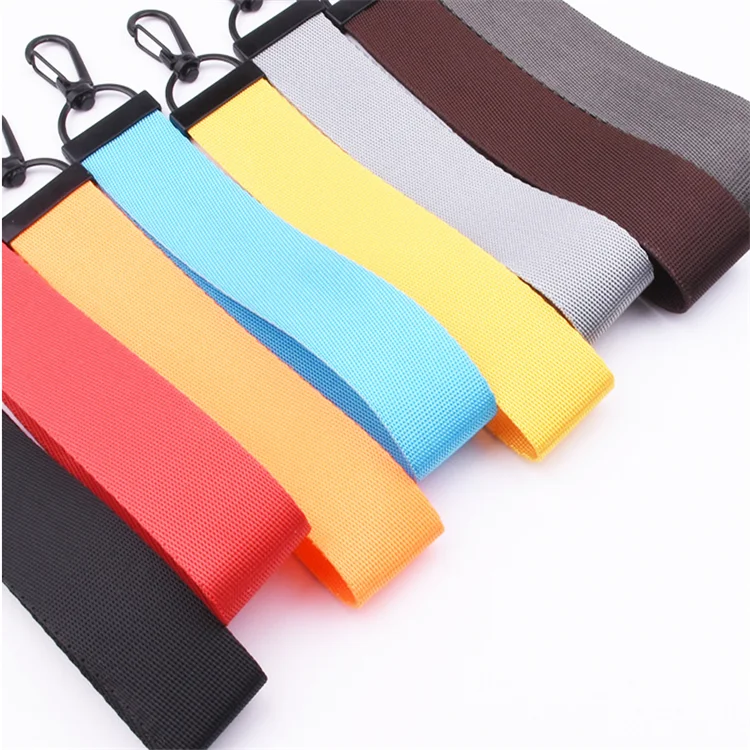 New arrival cheap custom logo fabric key lanyard keychain/Cloth Key Holder/Key Chain