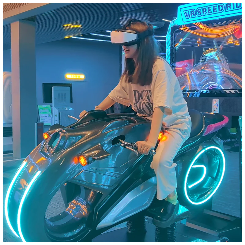 Оборудование для тематического парка 9d vr игровой автомат Симулятор кинотеатр мотоциклы игры Мото симулятор
