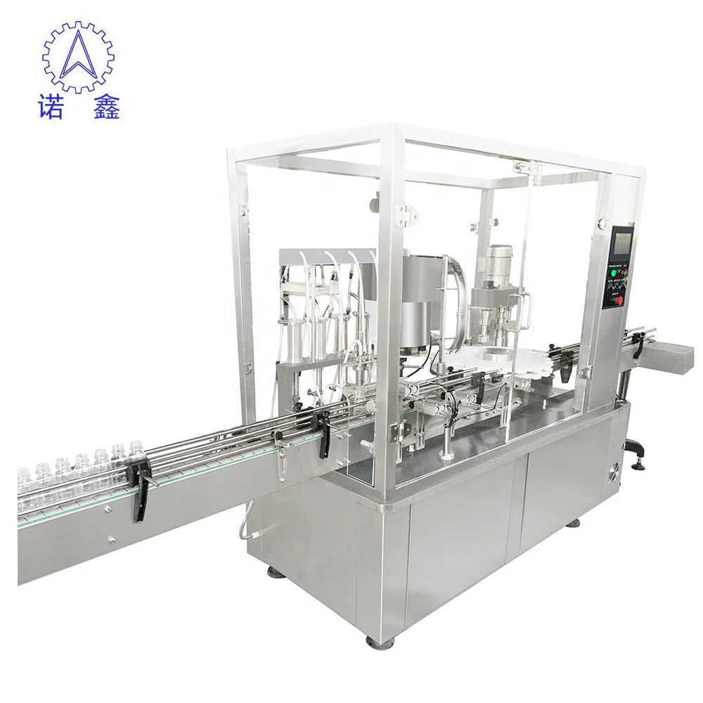 FCM 4/1 body polish mild fruit acids lotion filler automatic liquid filling and capping machine