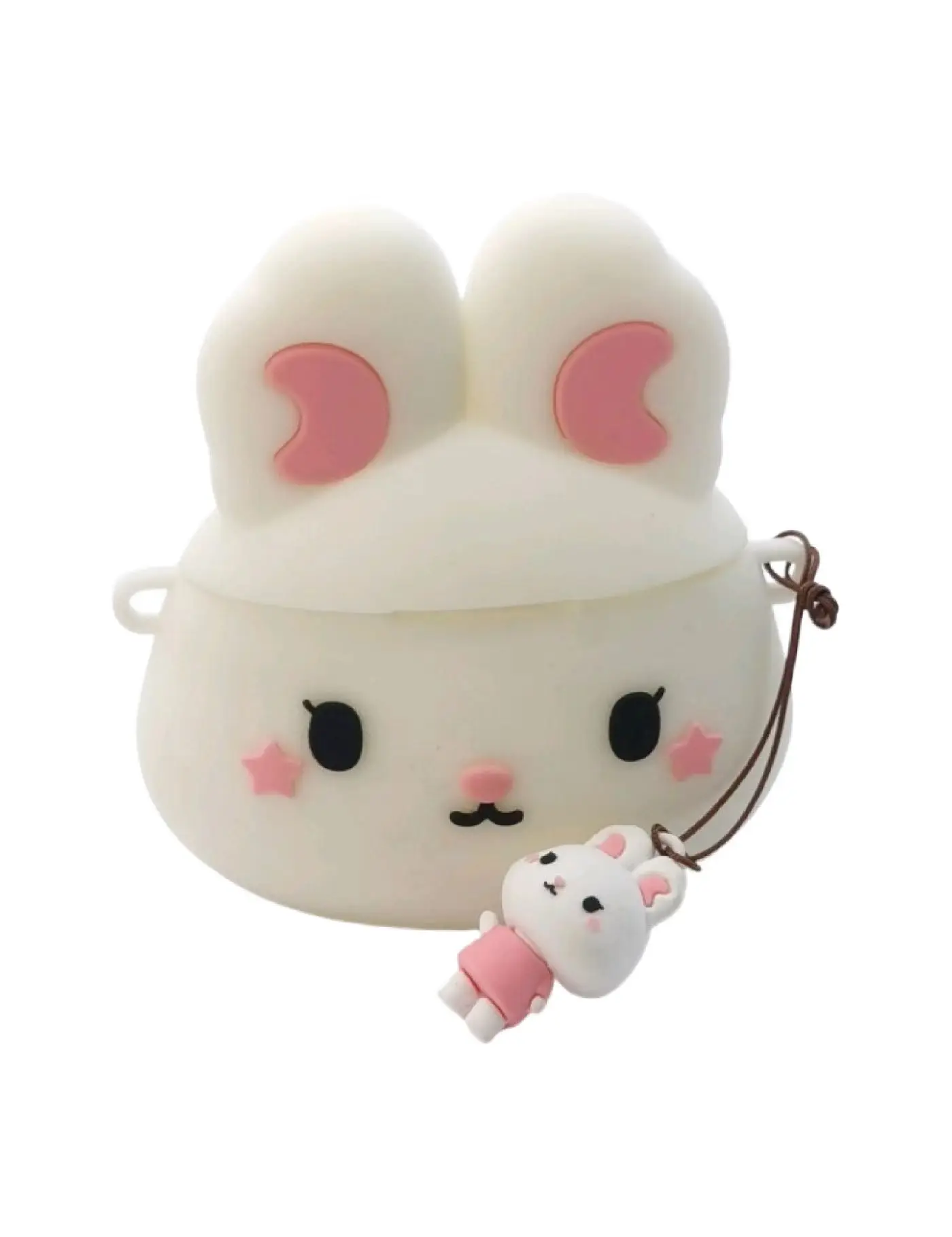 Оптовая продажа, чехол для наушников с логотипом на заказ, мягкий силиконовый чехол, амортизирующий защитный чехол с брелком по реальной цене