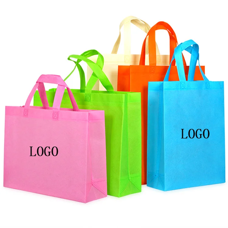 Custom degradable polypropylene heat seal non woven TNT gift bag for shopping