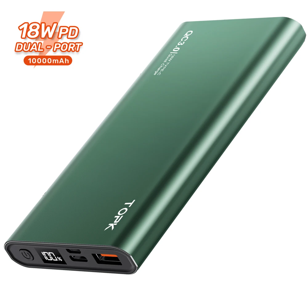 TOPK Quick Charging 10000mAh I1006P PD Powerbank Portable Mobile Charger Fast Charging Power Bank