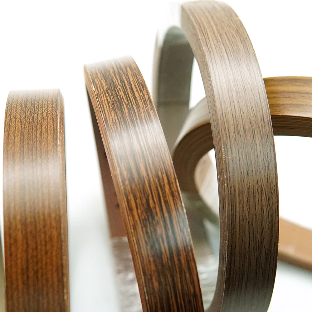 High Quality PVC Edge Banding Wood Grain Color Good Price Furniture Factory Made from Melamine ABS Acrylic Plastic